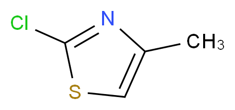 2-Chloro-4-methylthiazole_分子结构_CAS_26847-01-8)