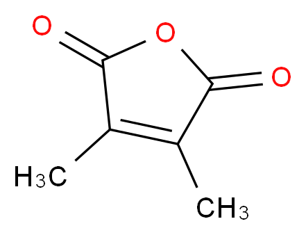 dimethyl-2,5-dihydrofuran-2,5-dione_分子结构_CAS_766-39-2