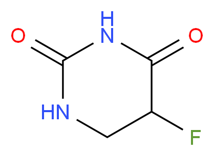 5-fluoro-1,3-diazinane-2,4-dione_分子结构_CAS_696-06-0