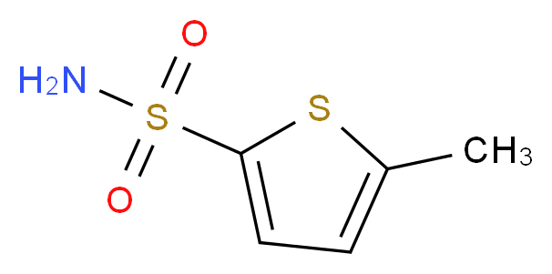 5-methylthiophene-2-sulfonamide_分子结构_CAS_53595-69-0