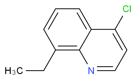 4-CHLORO-8-ETHYLQUINOLINE_分子结构_CAS_63136-19-6)