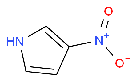 3-nitro-1H-pyrrole_分子结构_CAS_5930-94-9