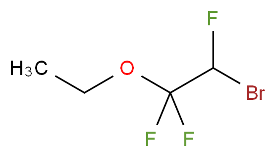 2-bromo-1-ethoxy-1,1,2-trifluoroethane_分子结构_CAS_380-78-9