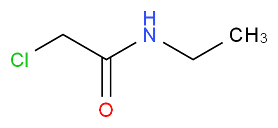 2-chloro-N-ethylacetamide_分子结构_CAS_105-35-1