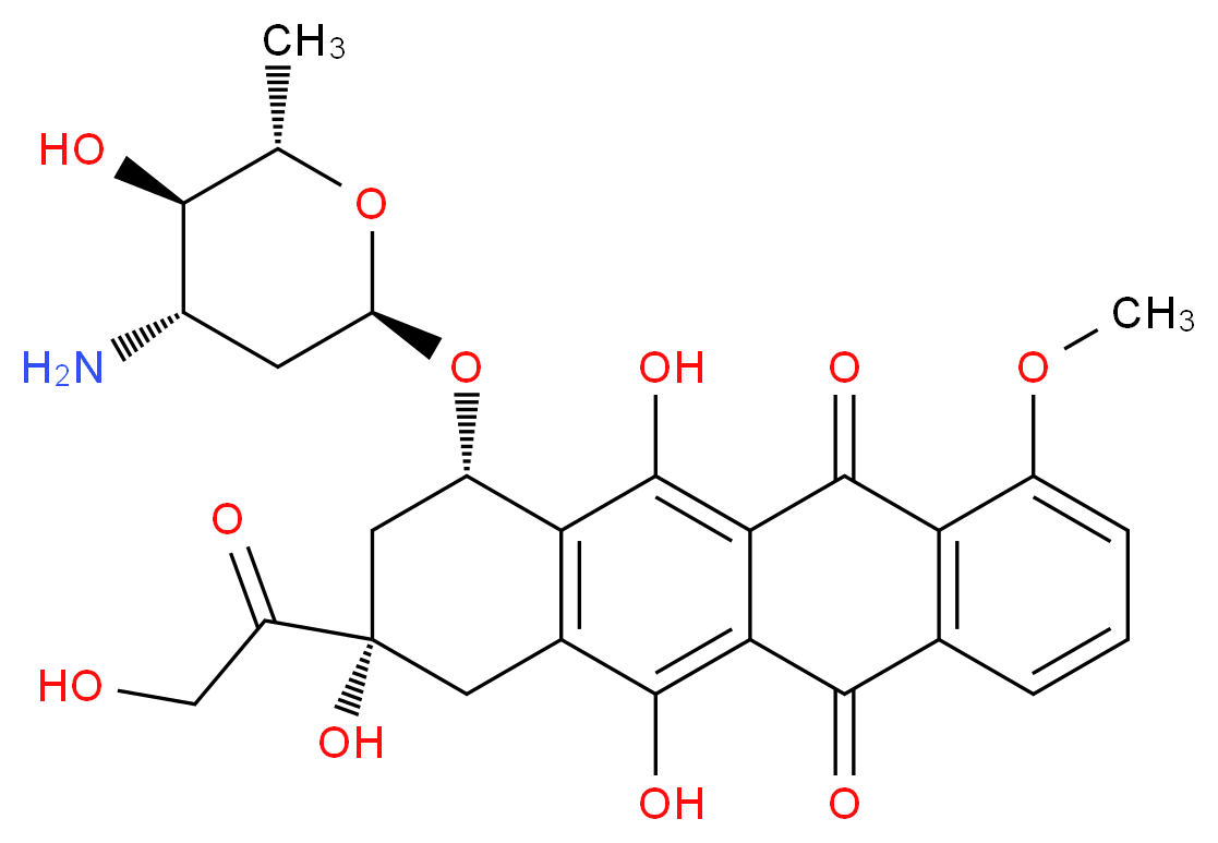 Epirubicin_分子结构_CAS_56420-45-2)