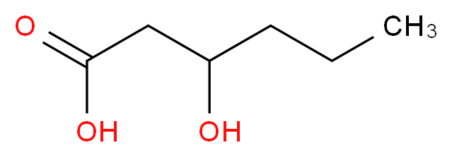 3-hydroxyhexanoic acid_分子结构_CAS_10191-24-9