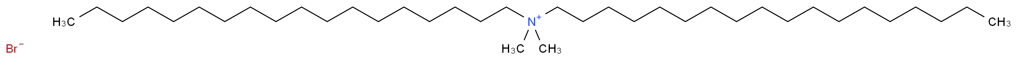 N,N-Dimethyl-N-octadecyloctadecan-1-aminium bromide_分子结构_CAS_3700-67-2)