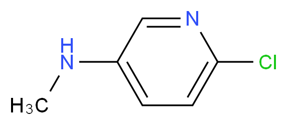 6-CHLORO-N-METHYL-3-PYRIDINAMINE_分子结构_CAS_120739-84-6)