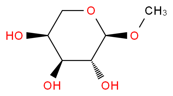 (2R,3R,4S,5S)-2-methoxyoxane-3,4,5-triol_分子结构_CAS_3945-28-6