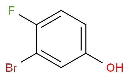 3-Bromo-4-fluorophenol_分子结构_CAS_27407-11-0)