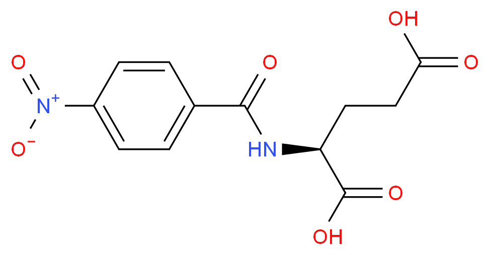 N-p-NITROBENZOYL-L-GLUTAMIC ACID_分子结构_CAS_6758-40-3)