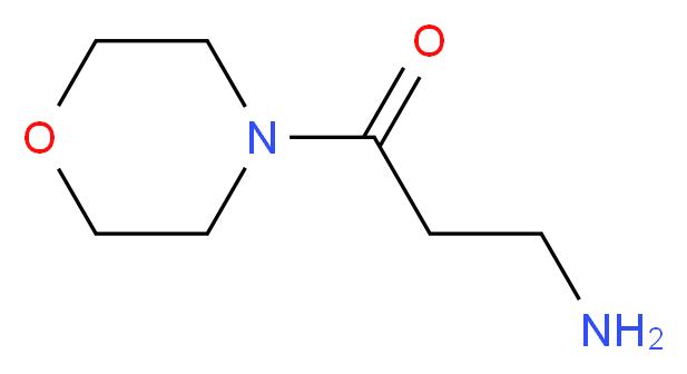 3-Amino-1-morpholin-4-yl-propan-1-one_分子结构_CAS_)