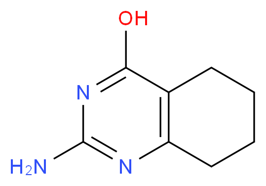 2-Amino-4-hydroxy-5,6,7,8-tetrahydroquinazoline_分子结构_CAS_)