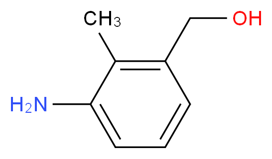 (3-amino-2-methylphenyl)methanol_分子结构_CAS_83647-42-1