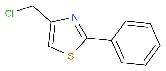 4-(Chloromethyl)-2-phenyl-1,3-thiazole_分子结构_CAS_4771-31-7)