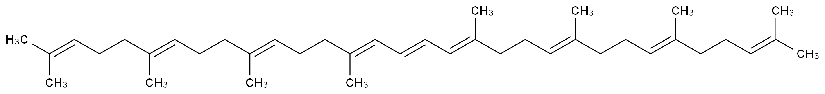 trans-Phytoene (Technical grade)(Contain ~30% Cis isomer)_分子结构_CAS_540-04-5)