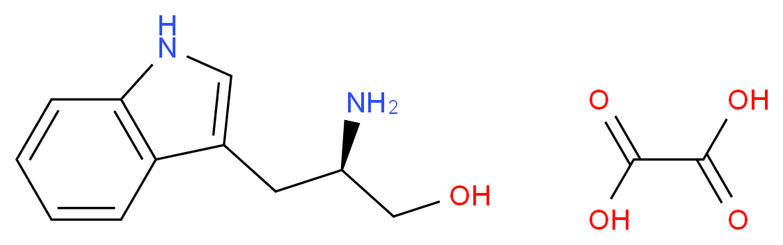 (R)-2-Amino-3-(1H-indol-3-yl)-propan-1-ol oxalate_分子结构_CAS_)