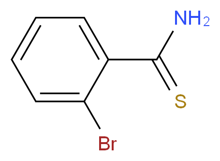 2-溴硫代苯甲酰胺_分子结构_CAS_30216-44-5)