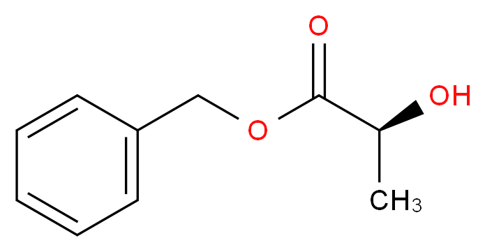 benzyl (2S)-2-hydroxypropanoate_分子结构_CAS_56777-24-3
