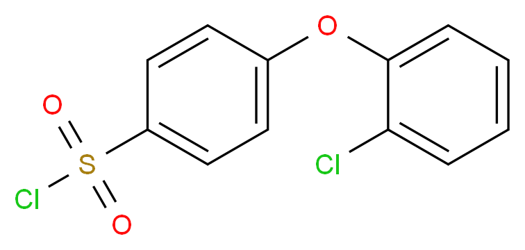 4-(2-chlorophenoxy)benzene-1-sulfonyl chloride_分子结构_CAS_610277-84-4