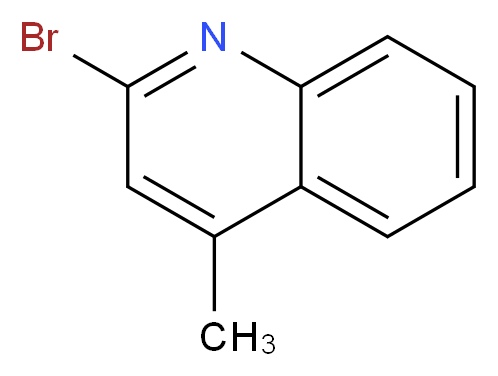 2-bromo-4-methylquinoline_分子结构_CAS_64658-04-4