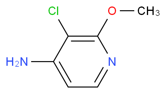 3-Chloro-2-methoxy-4-pyridinamine_分子结构_CAS_1190198-20-9)