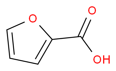 2-糠酸_分子结构_CAS_88-14-2)