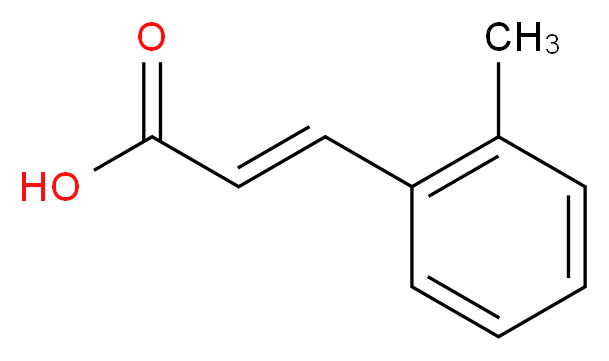 (2E)-3-(2-Methylphenyl)acrylic acid_分子结构_CAS_2373-76-4)