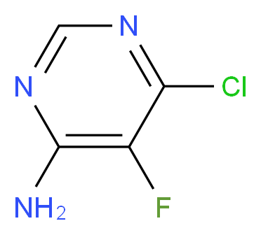 4-Amino-6-chloro-5-fluoropyrimidine_分子结构_CAS_)