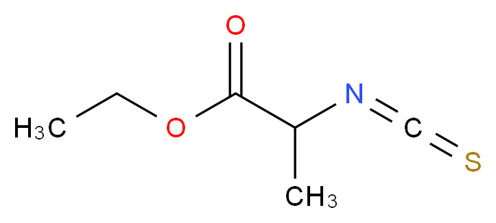 ethyl 2-isothiocyanatopropanoate_分子结构_CAS_39574-16-8
