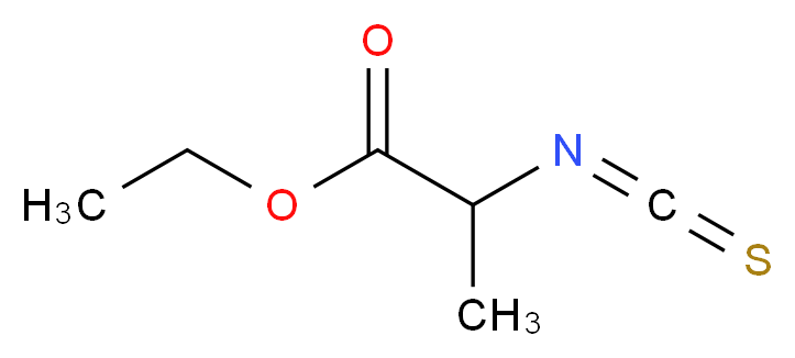 2-异硫代氰酰丙酸乙酯_分子结构_CAS_39574-16-8)