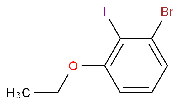 1-Bromo-3-ethoxy-2-iodobenzene_分子结构_CAS_1072944-94-5)