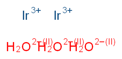 diiridium(3+) ion trioxidandiuide_分子结构_CAS_1312-46-5