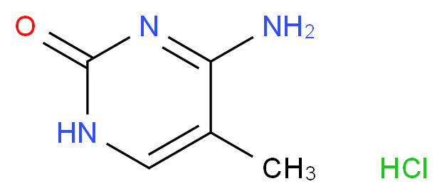 5-甲基胞嘧啶 盐酸盐_分子结构_CAS_58366-64-6)
