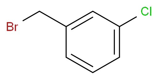 1-(bromomethyl)-3-chlorobenzene_分子结构_CAS_766-80-3