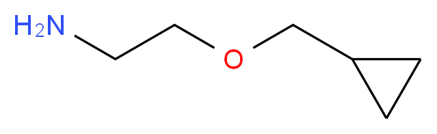 2-(cyclopropylmethoxy)ethan-1-amine_分子结构_CAS_)