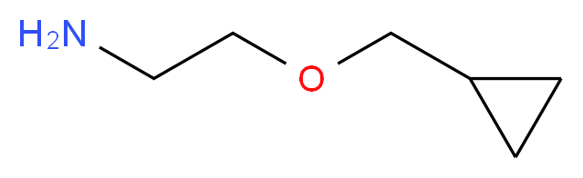 2-(cyclopropylmethoxy)ethan-1-amine_分子结构_CAS_883524-77-4