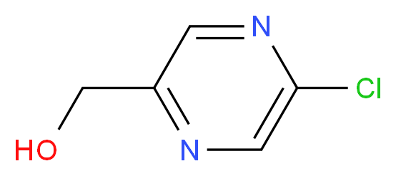 (5-chloropyrazin-2-yl)methanol_分子结构_CAS_72788-94-4