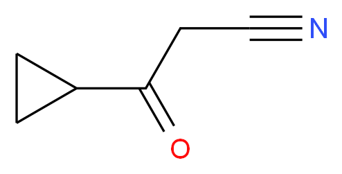 3-cyclopropyl-3-oxopropanenitrile_分子结构_CAS_118431-88-2)