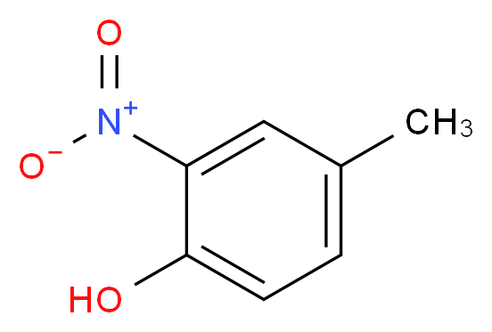 4-甲基-2-硝基苯酚_分子结构_CAS_119-33-5)