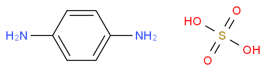 Benzene-1,4-diamine sulfate_分子结构_CAS_16245-77-5)