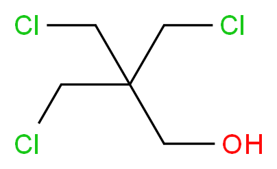 3-chloro-2,2-bis(chloromethyl)propan-1-ol_分子结构_CAS_813-99-0