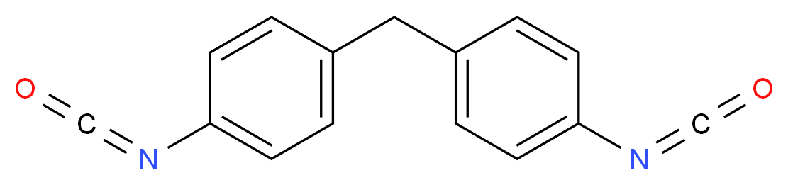 4,4'-二异氰酸酯 二苯甲烷, 98%, 450ppm BHT 和 450ppm 亚磷酸三苯酯作稳定剂_分子结构_CAS_101-68-8)