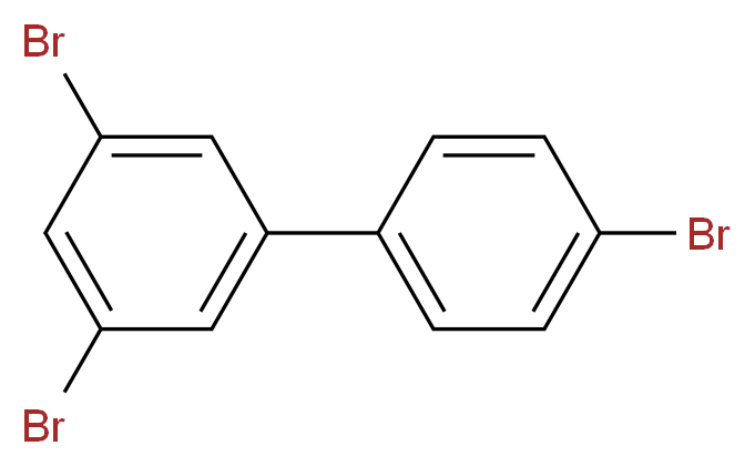3,4′,5-三溴联苯_分子结构_CAS_72416-87-6)