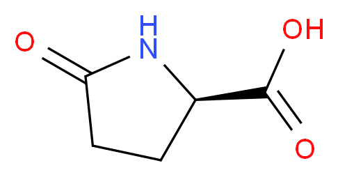 D-PYROGLUTAMIC ACID_分子结构_CAS_4042-36-8)