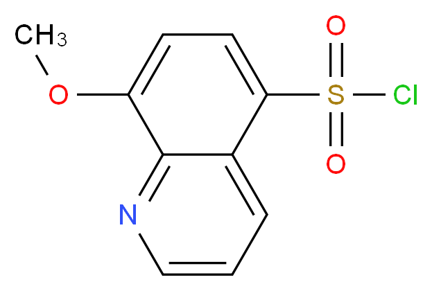 8-Methoxyquinoline-5-sulfonyl chloride_分子结构_CAS_90429-62-2)