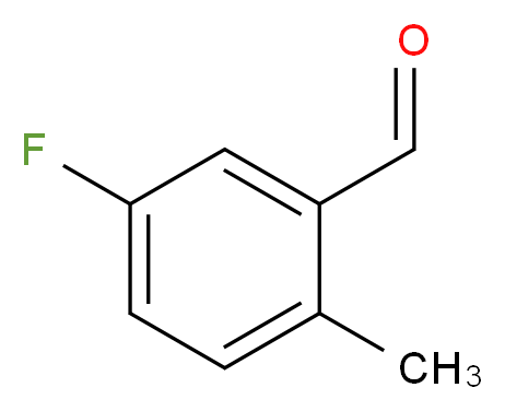 5-fluoro-2-methylbenzaldehyde_分子结构_CAS_22062-53-9