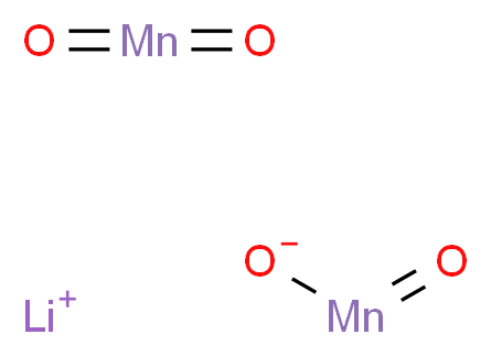 锂锰氧化物_分子结构_CAS_12057-17-9)