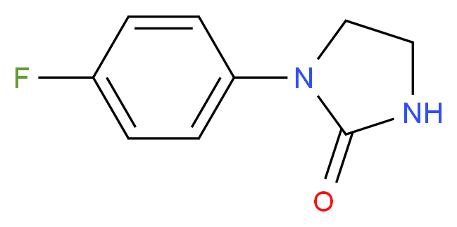 1-(4-Fluorophenyl)imidazolidin-2-one_分子结构_CAS_)