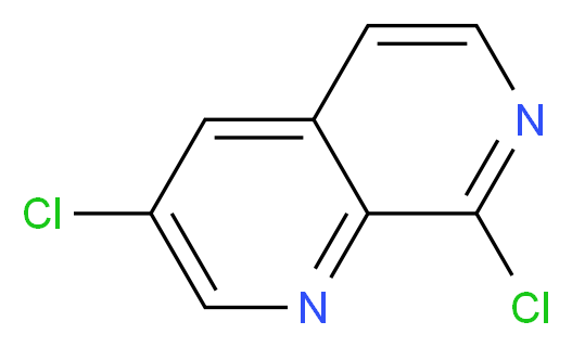 3,8-DICHLORO-1,7-NAPHTHYRIDINE_分子结构_CAS_)